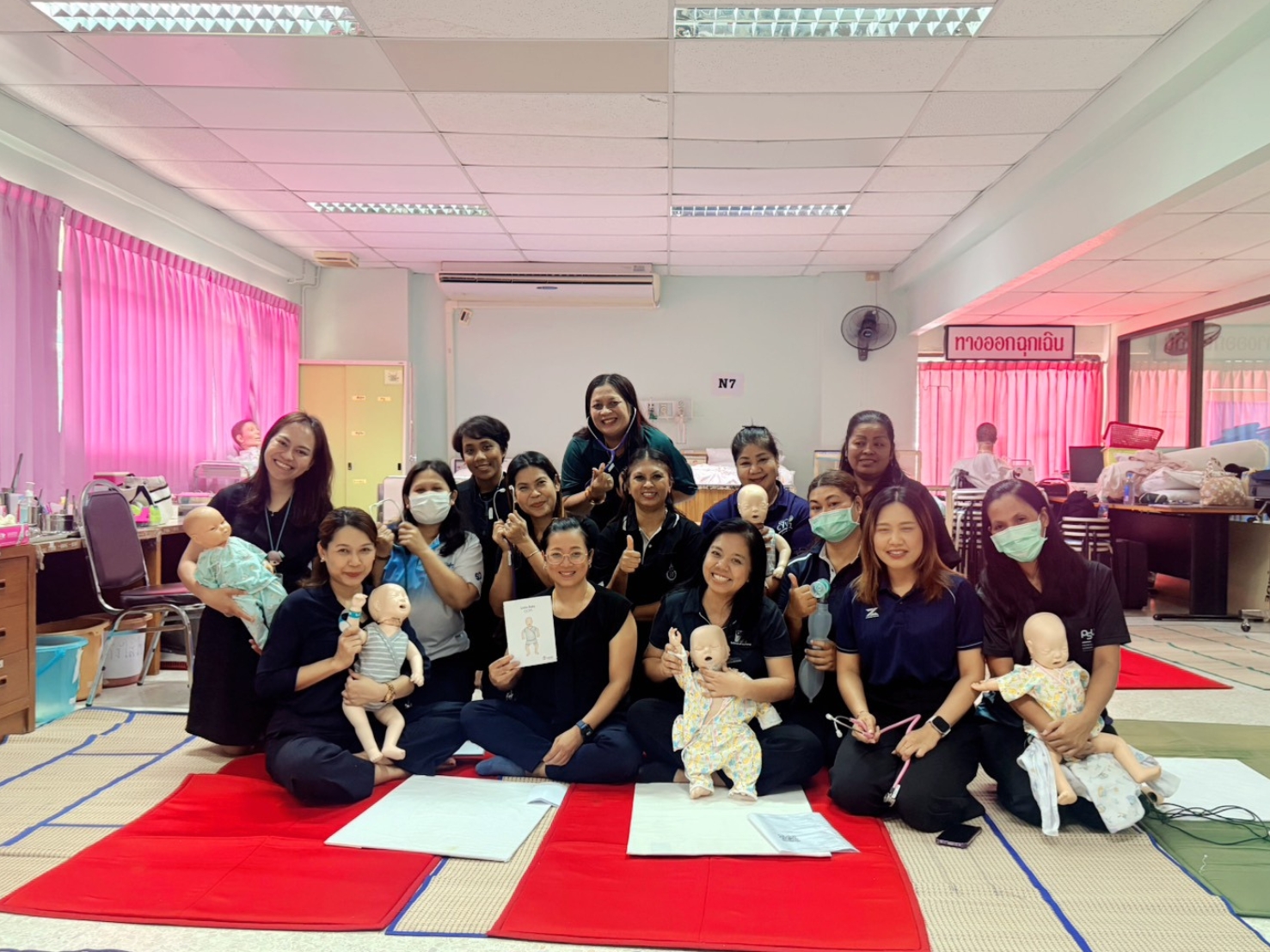 คณะพยาบาลศาสตร์ จัดโครงการอบรมเชิงปฏิบัติการ เรื่อง “โครงการฝึกปฏิบัติการกู้ชีพและการปฐมพยาบาลเบื้องต้น”