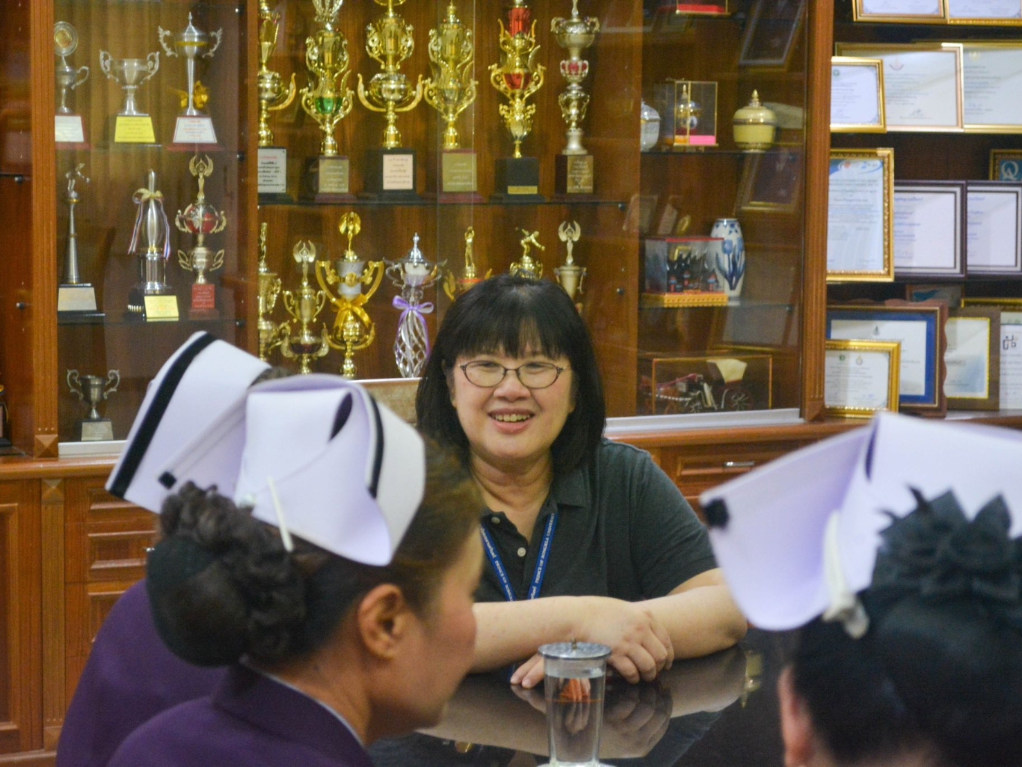 ฝ่ายการพยาบาล โรงพยาบาลหาดใหญ่ เข้าพบคณบดีคณะพยาบาลศาสตร์ เพื่อสวัสดีปีใหม่ 2569