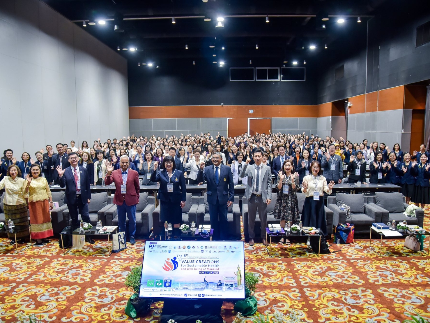 The Faculty of Nursing Officially Opened The 6th International Nursing Conference under the Theme “Value Creations for Sustainable Health and Well-being of Mankind”
